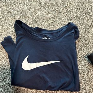 Blue Nike long sleeve